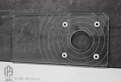 Rectangular Shape Router Base Plate For DeWalt DCW600 DCW604 D26200 - 7 TYPES