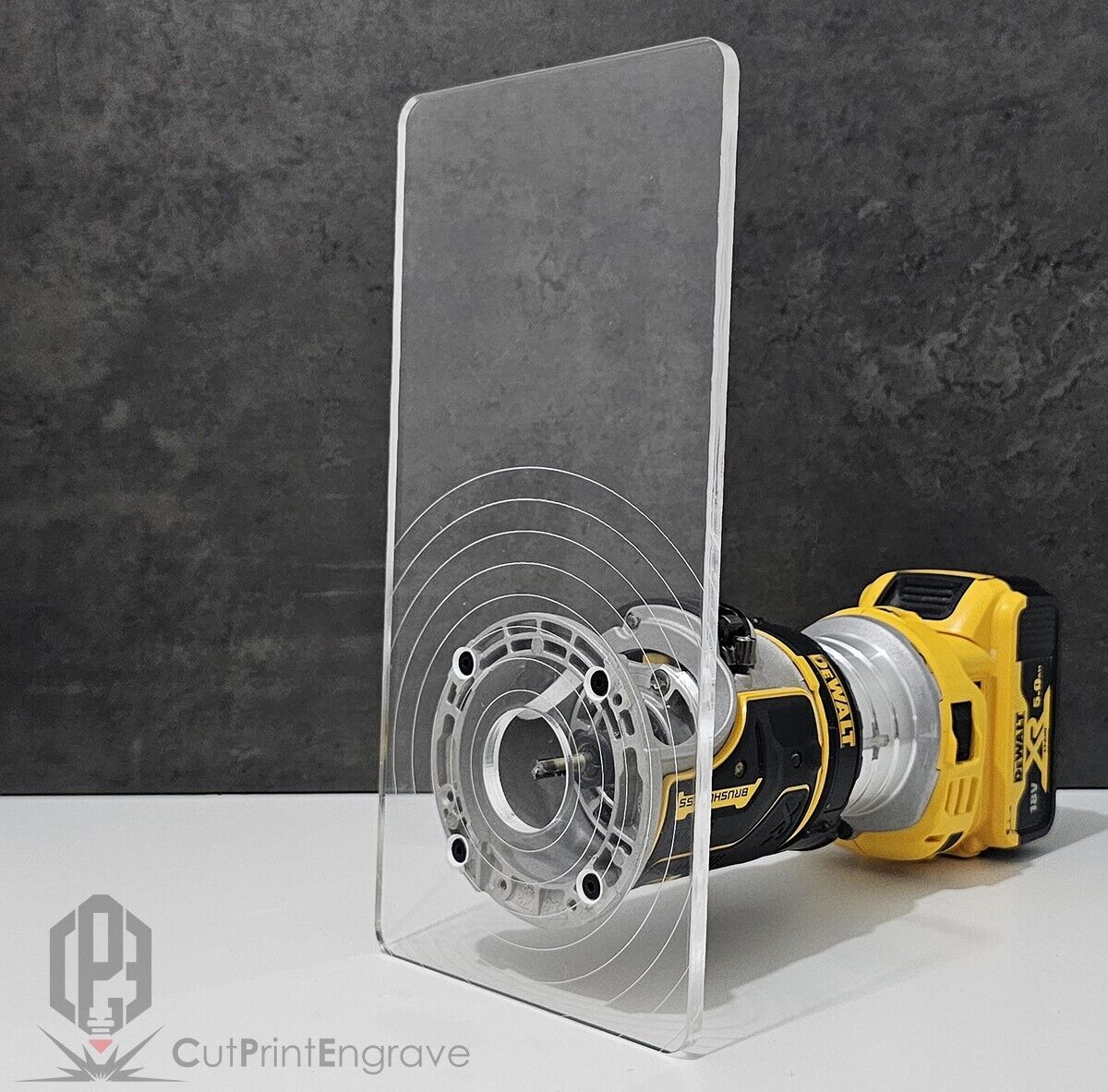 Rectangular Shape Router Base Plate For DeWalt DCW600 DCW604 D26200 290x145mm