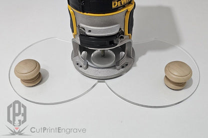 Funny Boobies Shape :) Handle Router Base Plate For DeWalt DCW600 DCW604 D26200