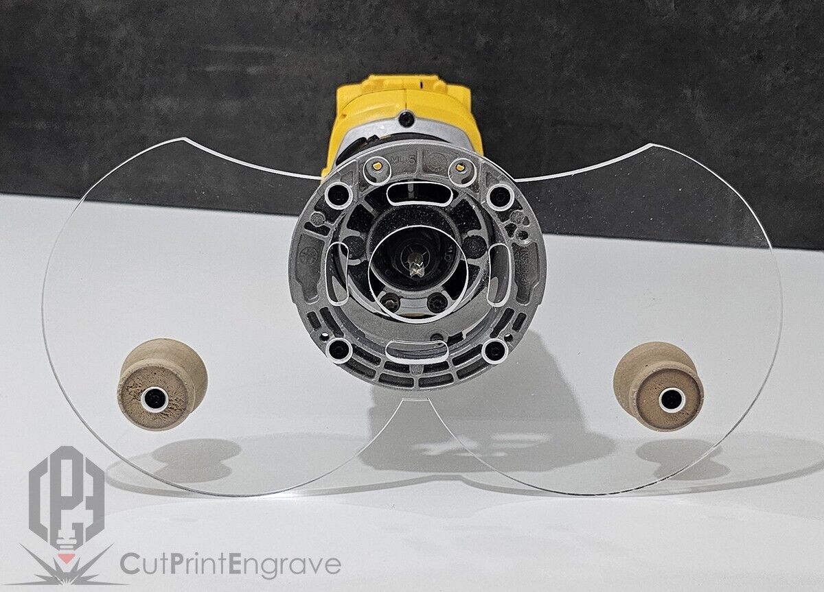 Funny Boobies Shape :) Handle Router Base Plate For DeWalt DCW600 DCW604 D26200