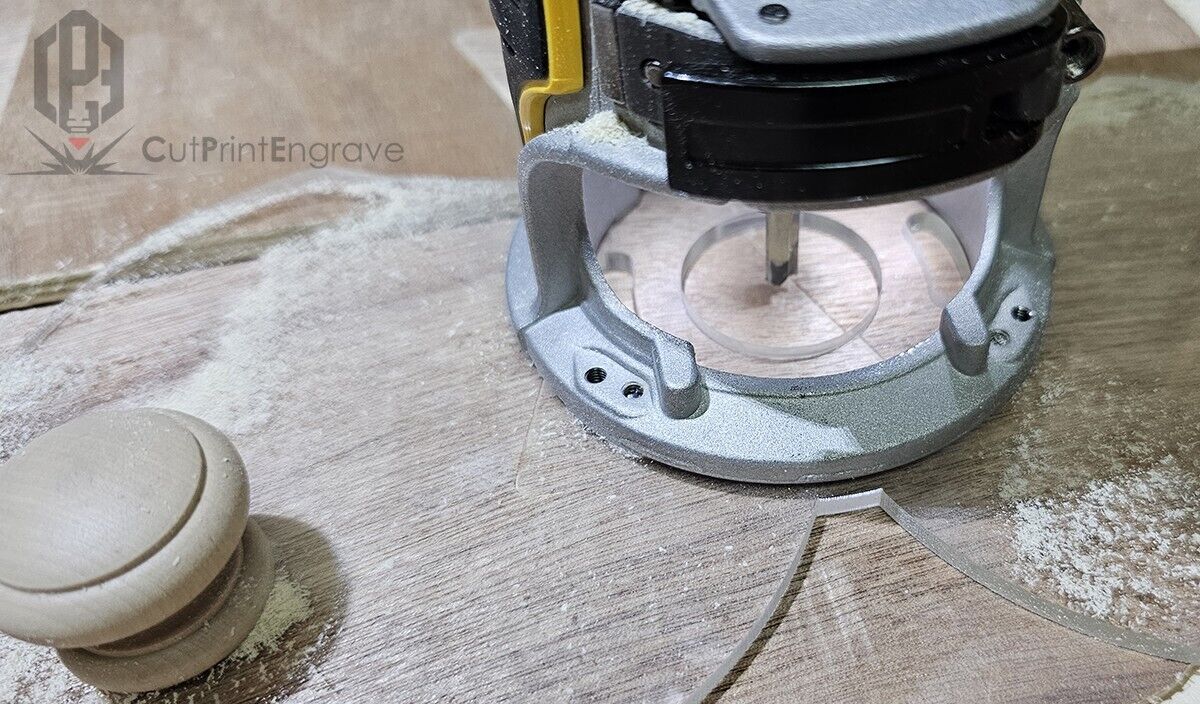 Funny Boobies Shape :) Handle Router Base Plate For DeWalt DCW600 DCW604 D26200