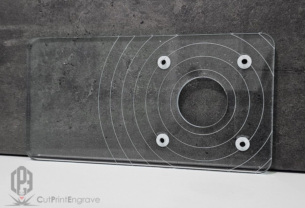 Rectangular Shape Router Base Plate For DeWalt DCW600 DCW604 D26200 200x103mm