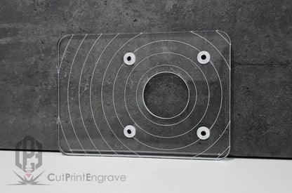 Rectangular Shape Router Base Plate For DeWalt DCW600 DCW604 D26200 103x145mm