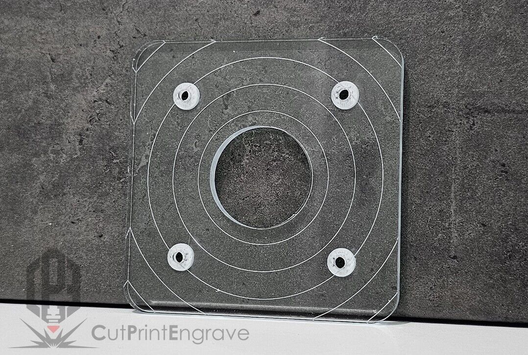 Rectangular Shape Router Base Plate For DeWalt DCW600 DCW604 D26200 103x103mm