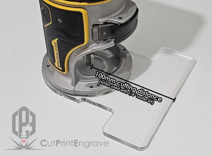 Redesigned DeWalt Router Base Plate For DCW600 DCW604 D26200 Cordless Plunge 150