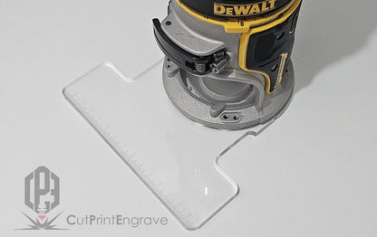 Redesigned DeWalt Router Base Plate For DCW600 DCW604 D26200 Cordless Plunge 150