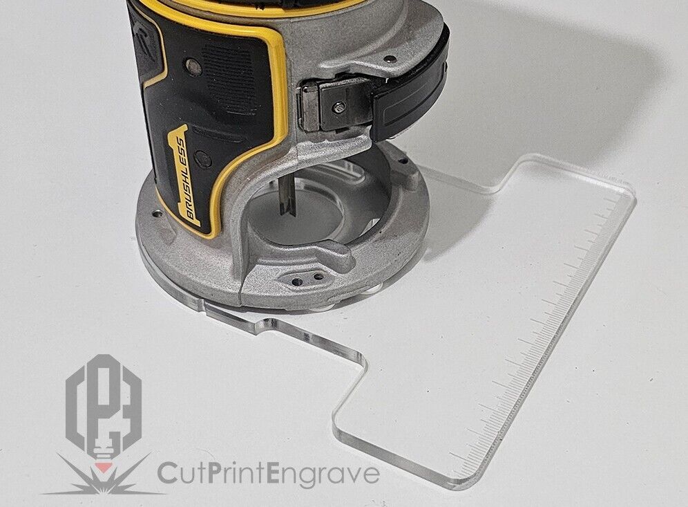 Redesigned DeWalt Router Base Plate For DCW600 DCW604 D26200 Cordless Plunge 150
