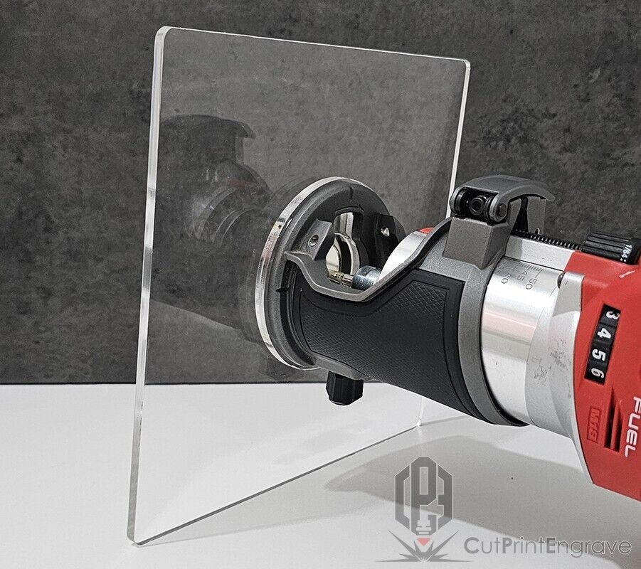 Milwaukee M18 FUEL Router Router Trend Guide Bush Adaptor Base Plate - 195x195mm