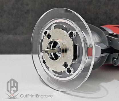 Milwaukee M18 FUEL Router 18V Router Trend Guide Bush Adaptor Base Plate - 115mm