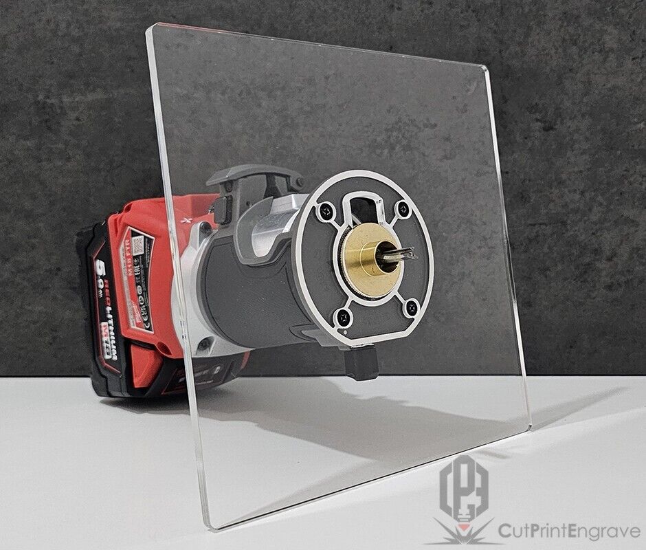 Milwaukee M18 FUEL Router 18V Trimmer Router Brass Guide Bush Adaptor Base Plate