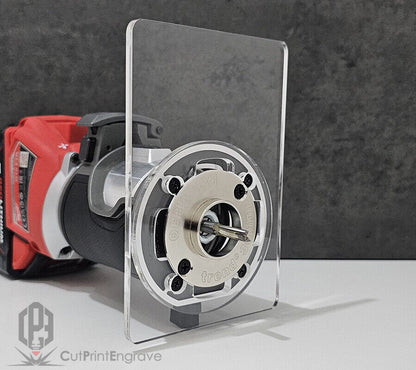 Milwaukee M18 FUEL Router 18V Router Trend Guide Bush Adaptor Base Plate-4 sizes
