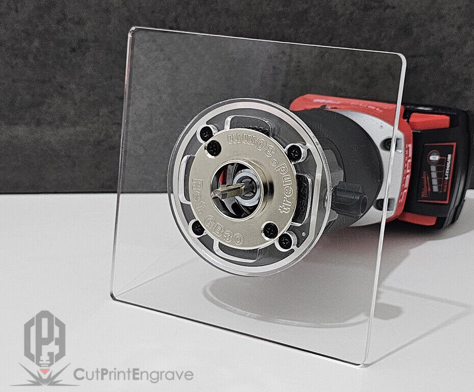 Milwaukee M18 FUEL Router 18V Router Trend Guide Bush Adaptor Base Plate-4 sizes