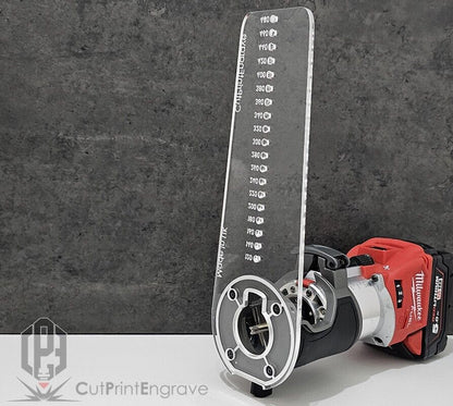 Large Circle Jig Base Plate For Milwaukee M18 FUEL 18V Cordless Plunge Router