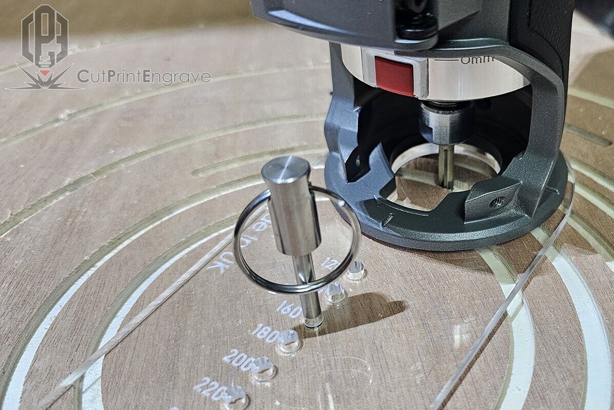 Large Circle Jig Base Plate For Milwaukee M18 FUEL 18V Cordless Plunge Router