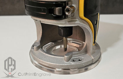 Round Shape DeWalt Router Base Plate For DCW600 DCW604 D26200 Cordless Plunge