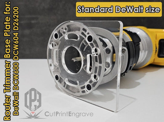 Standard DeWalt Size Router Base Plate For DCW600 DCW604 D26200 Cordless Plunge