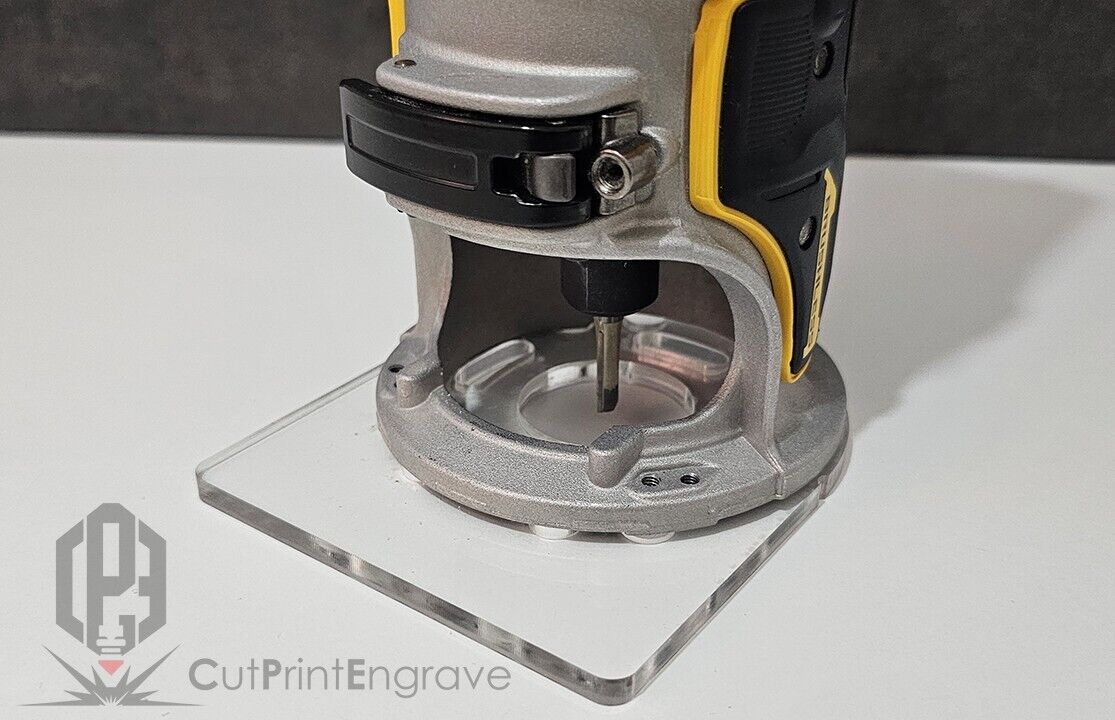Standard DeWalt Size Router Base Plate For DCW600 DCW604 D26200 Cordless Plunge