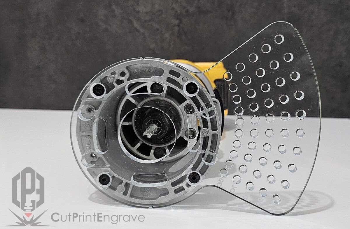 Small Circle Jig for DeWalt DCW600 DCW604 D26200 Cordless Plunge Router Base Pla