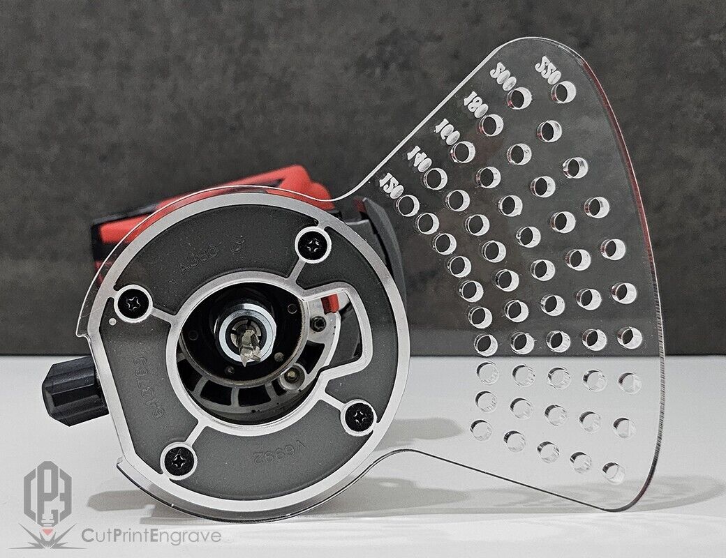 Small Circle Jig 4 Milwaukee M18 FUEL Router Cordless Plunge Router Base Plate