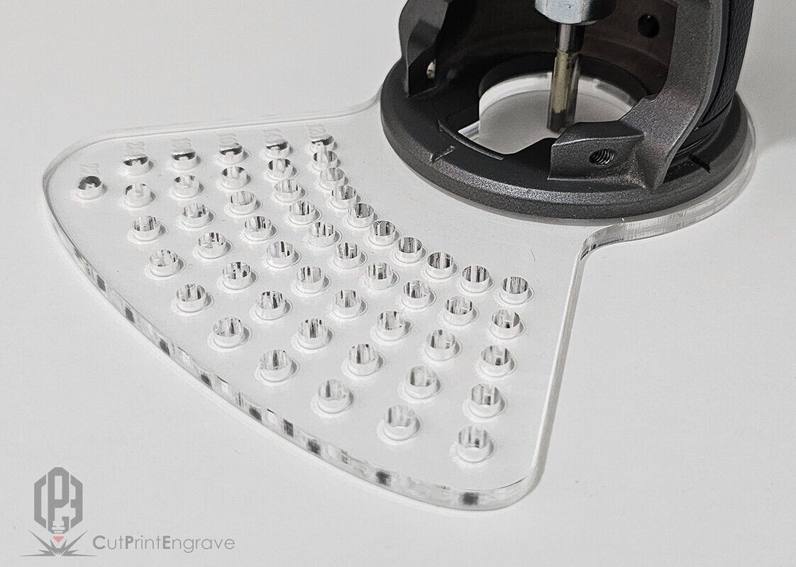 Small Circle Jig 4 Milwaukee M18 FUEL Router Cordless Plunge Router Base Plate