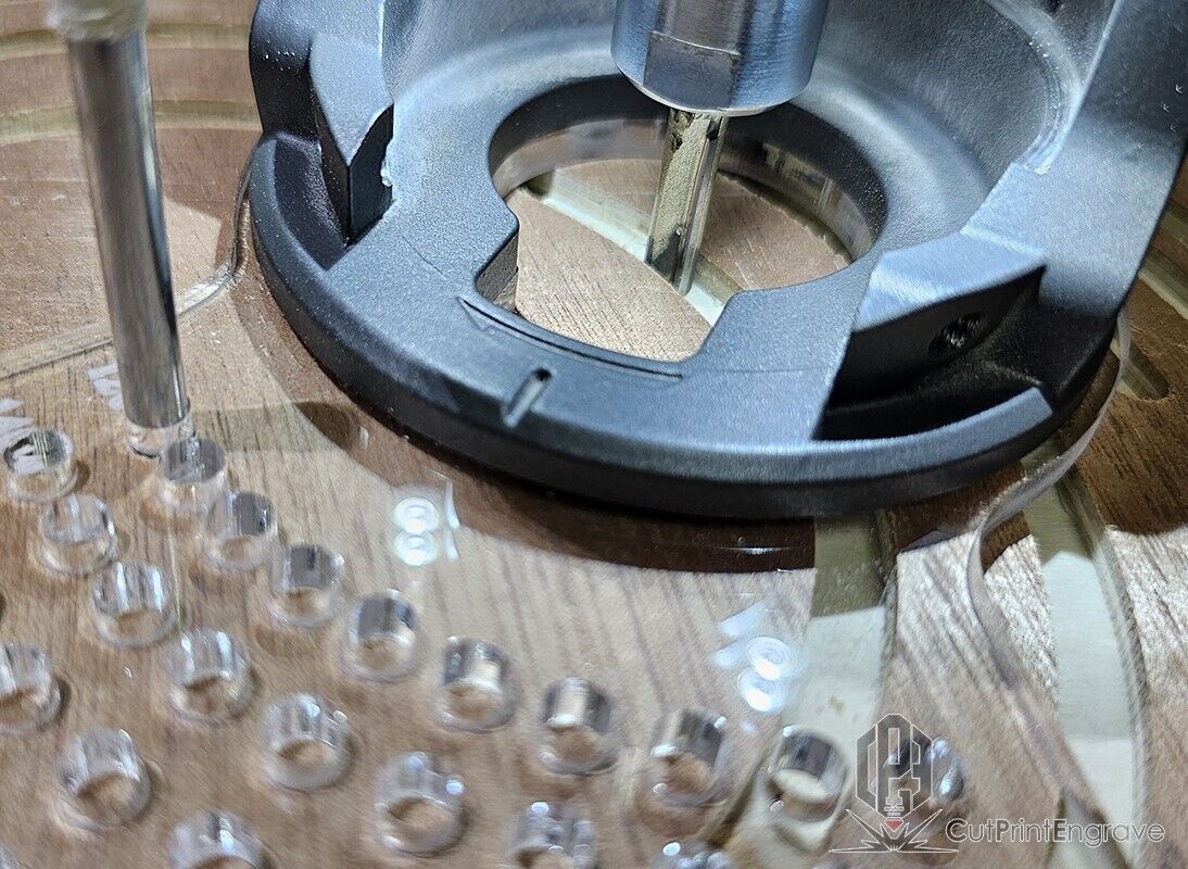 Small Circle Jig 4 Milwaukee M18 FUEL Router Cordless Plunge Router Base Plate