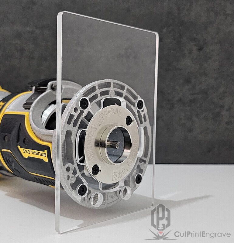 Dewalt DCW600 Trimmer Router Trend Guide Bush Adaptor Base Plate - 4 sizes