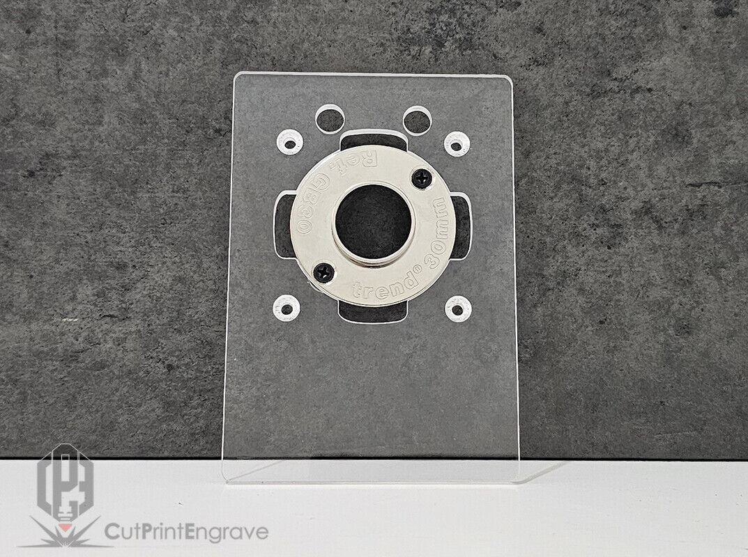 Dewalt DCW600 Trimmer Router Trend Guide Bush Adaptor Base Plate - 4 sizes