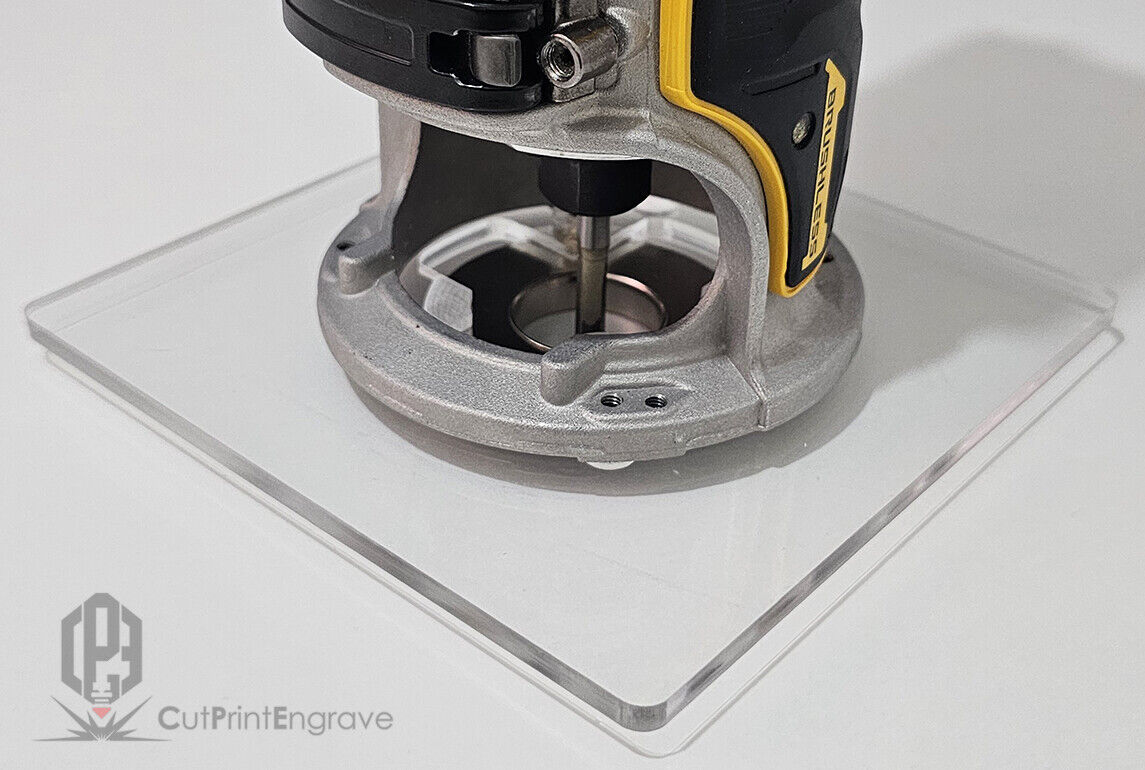 Dewalt DCW600 Trimmer Router Trend Guide Bush Adaptor Base Plate - 4 sizes