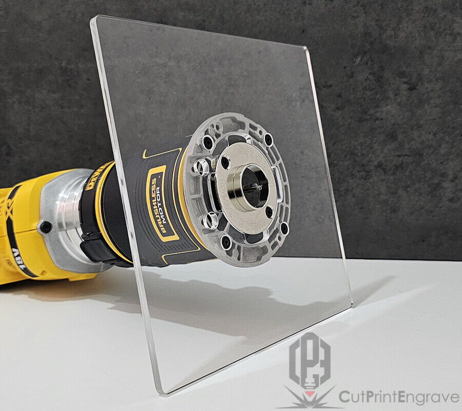 Dewalt DCW600 Trimmer Router Trend Guide Bush Adaptor Base Plate - 4 sizes