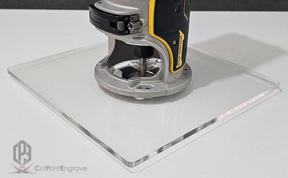 Dewalt DCW600 Trimmer Router Trend Guide Bush Adaptor Base Plate - 4 sizes