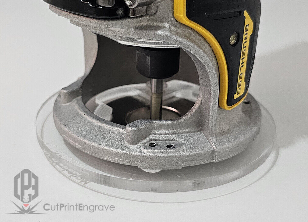 Dewalt DCW600 Trimmer Router Trend Guide Bush Adaptor Base Plate - 4 sizes
