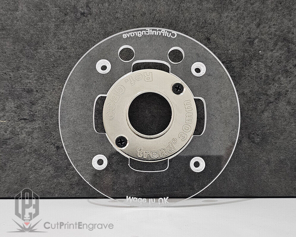 Dewalt DCW600 Trimmer Router Trend Guide Bush Adaptor Base Plate - 4 sizes