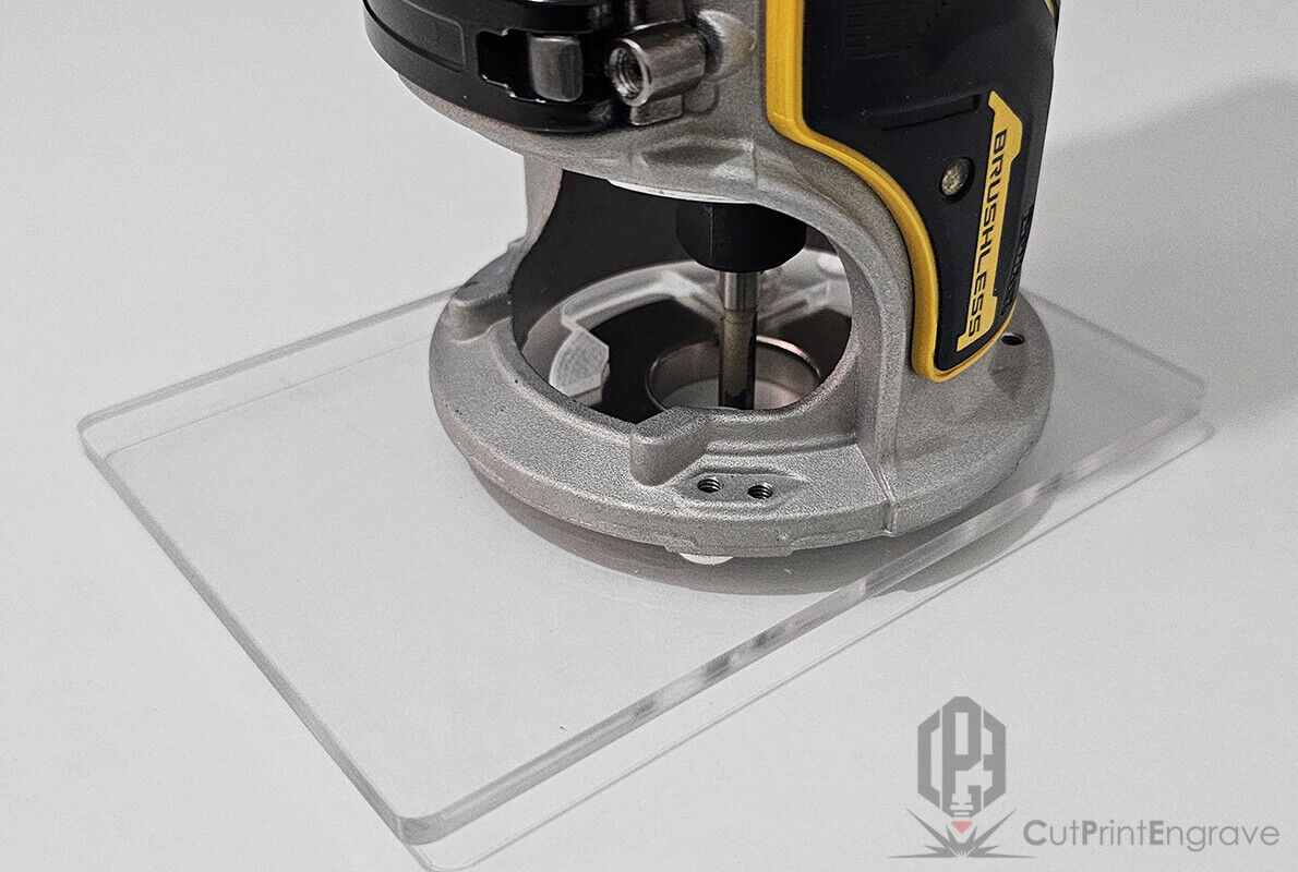 Dewalt DCW600 Trimmer Router Trend Guide Bush Adaptor Base Plate - 4 sizes