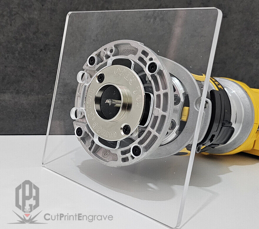 Dewalt DCW600 Trimmer Router Trend Guide Bush Adaptor Base Plate - 4 sizes