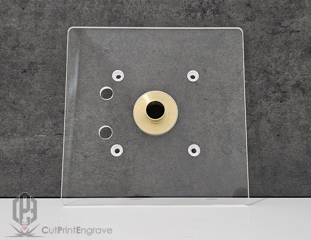 Dewalt DCW600 Trimmer Router Trend Brass Guide Bush Adaptor Base Plate - 4 sizes