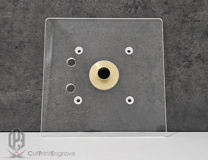 Dewalt DCW600 Trimmer Router Trend Brass Guide Bush Adaptor Base Plate - 4 sizes
