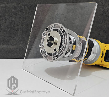 Dewalt DCW600 Trimmer Router Trend Guide Bush Adaptor Base Plate - 4 sizes