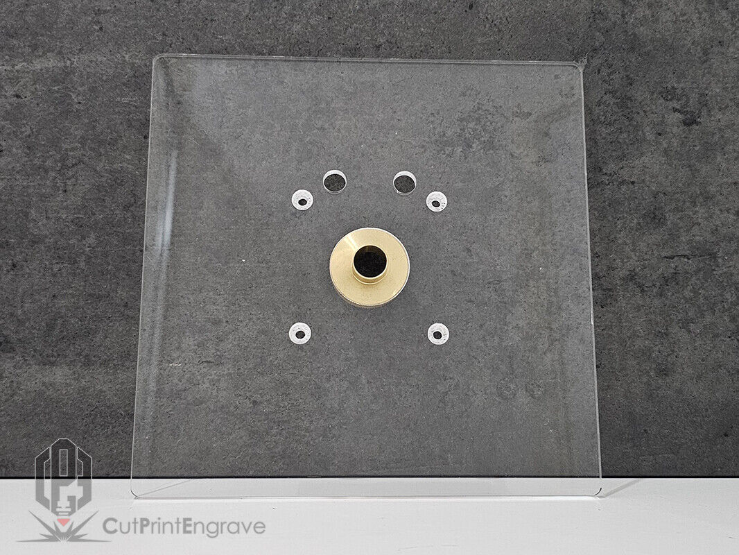 Dewalt DCW600 Trimmer Router Trend Brass Guide Bush Adaptor Base Plate - 4 sizes