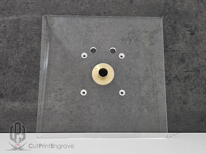 Dewalt DCW600 Trimmer Router Trend Brass Guide Bush Adaptor Base Plate - 4 sizes