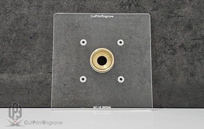 RYOBI ONE+ 18V P601 PCL4424B Trimmer Router Brass Guide Bush Adaptor Base Plate