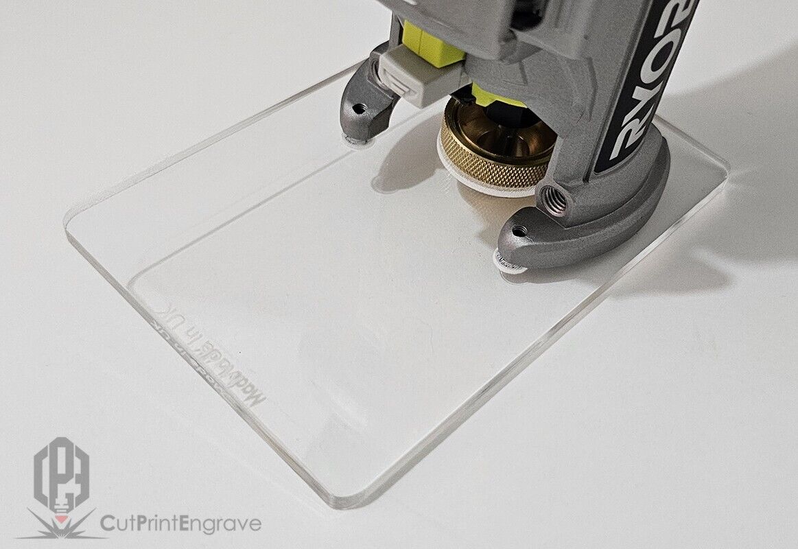 RYOBI ONE+ 18V P601 PCL4424B Trimmer Router Brass Guide Bush Adaptor Base Plate