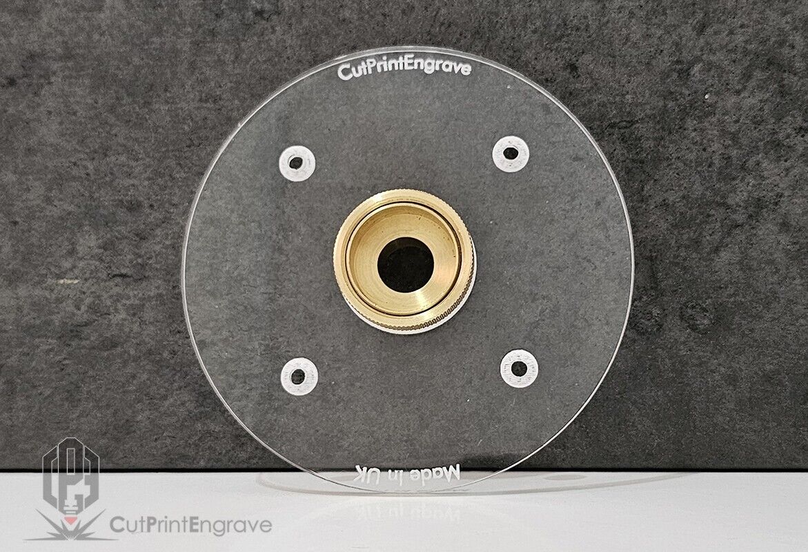 RYOBI ONE+ 18V P601 PCL4424B Trimmer Router Brass Guide Bush Adaptor Base Plate
