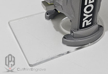 Ryobi ONE+ 18V Trimmer Router Extended Router Sub BASE PLATE P601 and PCL424B