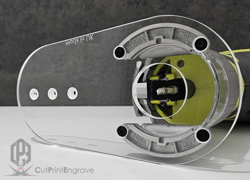 Extended Router Sub BASE PLATE for RYOBI ONE+ 18V Trimmer Router P601 PCL4424B