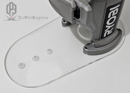 Extended Router Sub BASE PLATE for RYOBI ONE+ 18V Trimmer Router P601 PCL4424B
