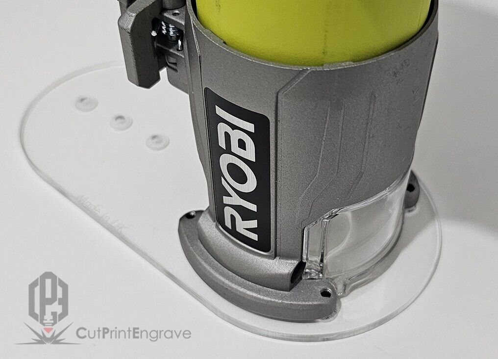 Extended Router Sub BASE PLATE for RYOBI ONE+ 18V Trimmer Router P601 PCL4424B