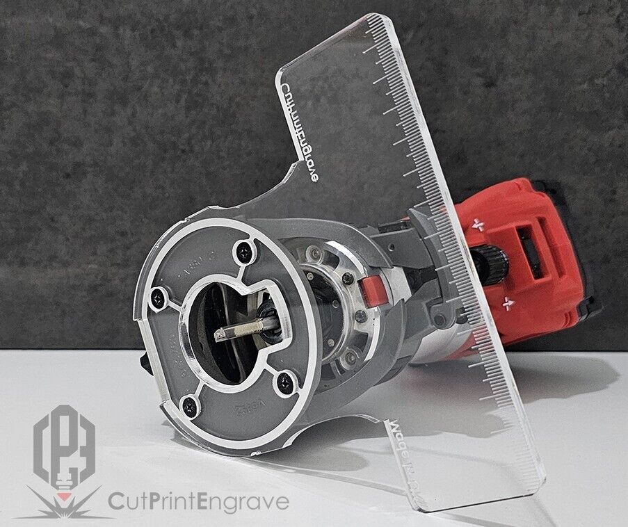 Redesigned Router Sub Base Plate For Milwaukee M18 FUEL Router 18V Plunge