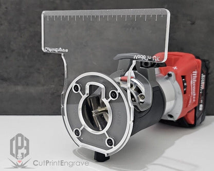 Redesigned Router Sub Base Plate For Milwaukee M18 FUEL Router 18V Plunge