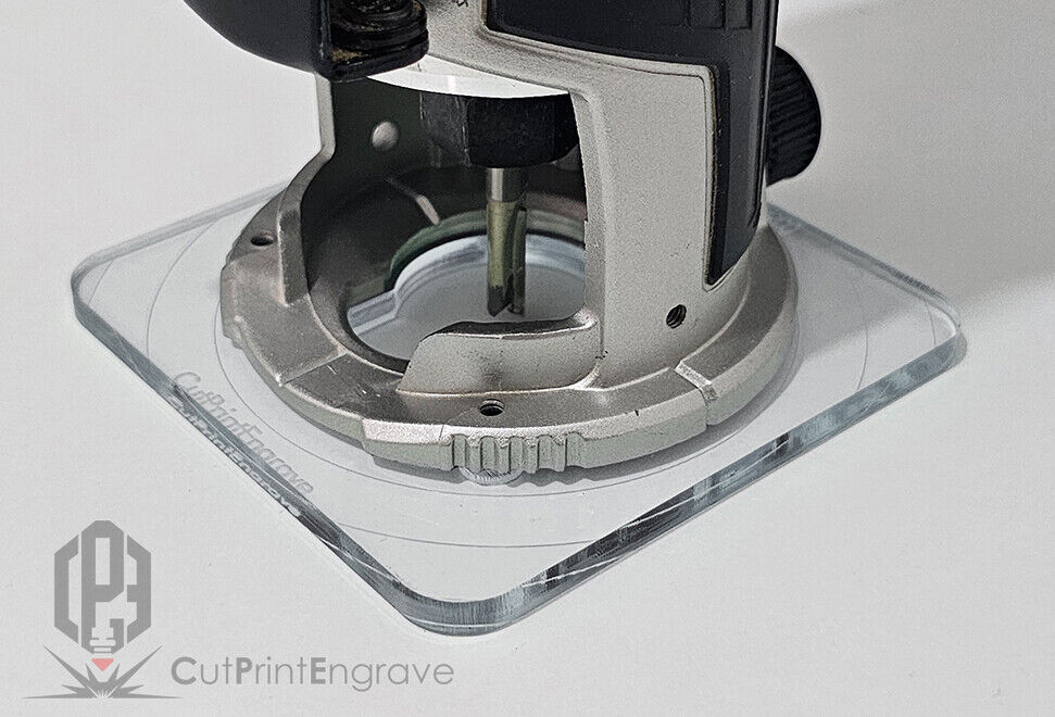 Rectangular Router Base Plate For Makita DRT50 RT0700X RT0702 KATSU WORX-7 TYPES
