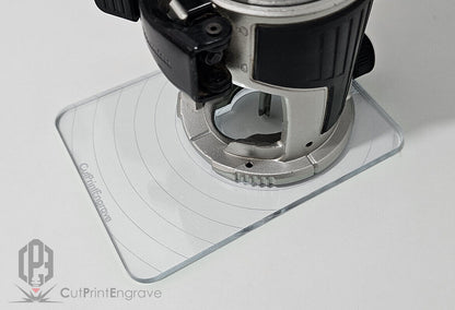 Rectangular Router Base Plate For Makita DRT50 RT0700X RT0702 KATSU WORX-7 TYPES